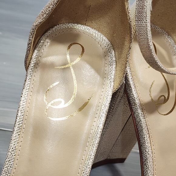 Sam Edelman‎ Yaro Dress Sandals Chunk Block Heels 8.5 - Picture 11 of 16